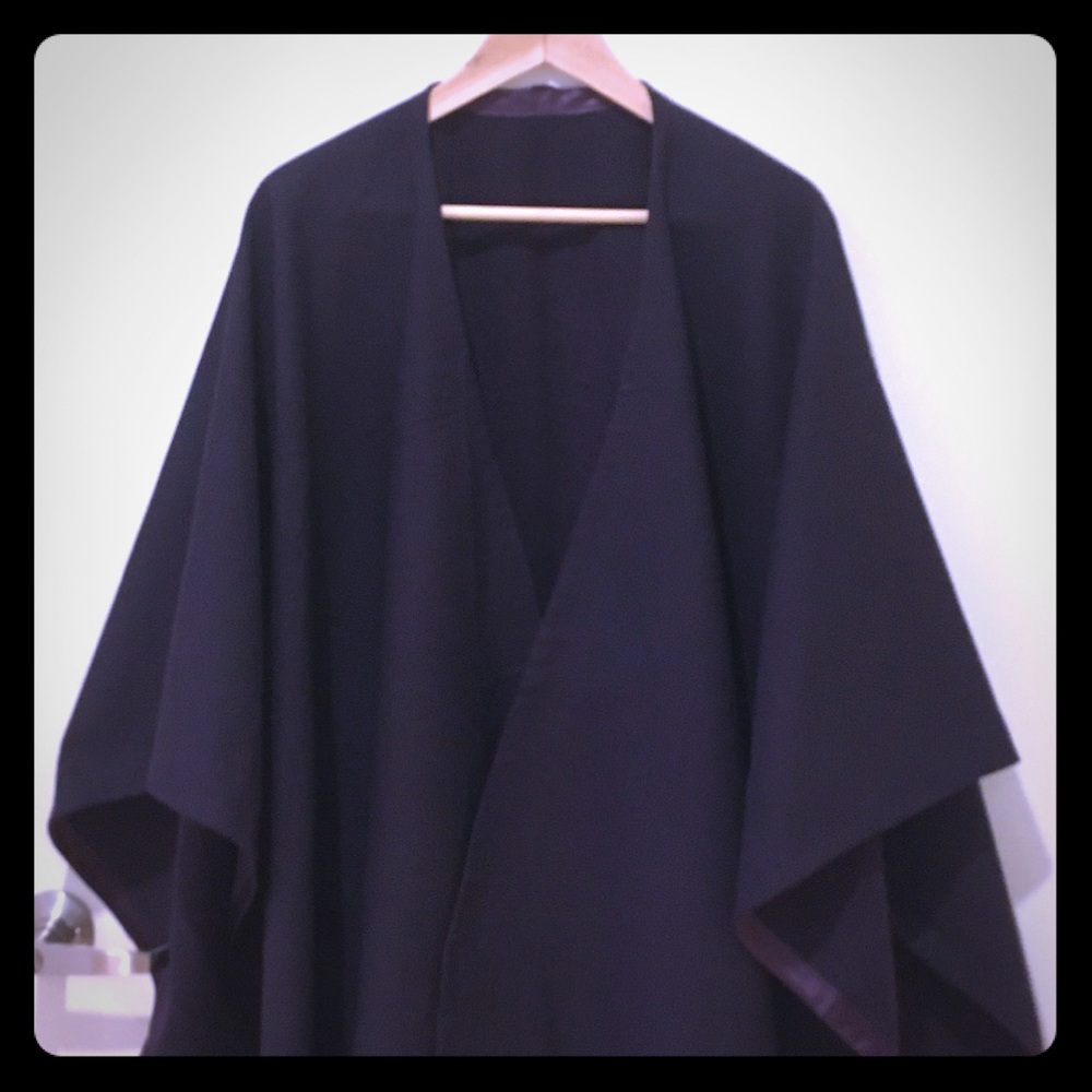 Purple oversized cape handmade